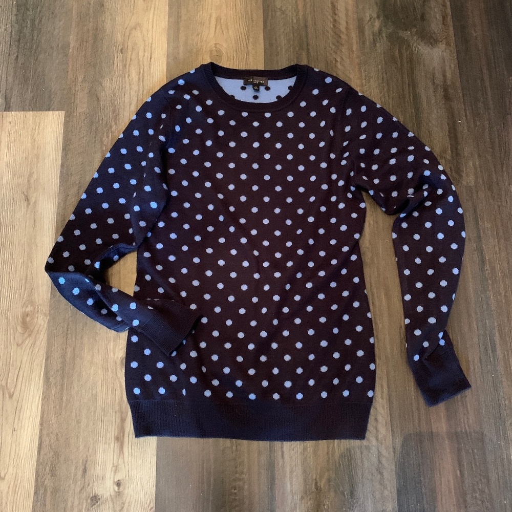 The Linited wool blend polka dot sweater.‎ Never worn